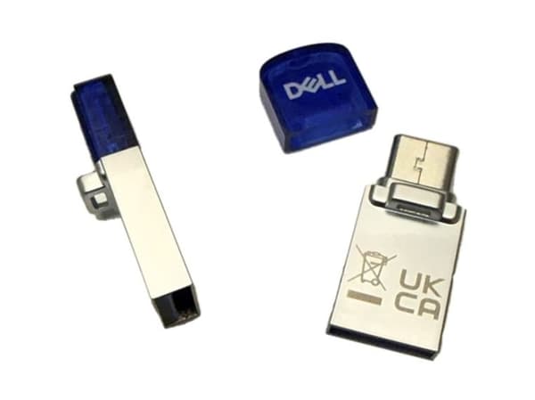 Dell Combo - USB flash-enhet - 64 GB - USB 3.2 / USB-C