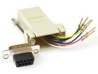 MicroConnect - Seriell adapter - DB-9 (hunn) til RJ-45 (hunn)