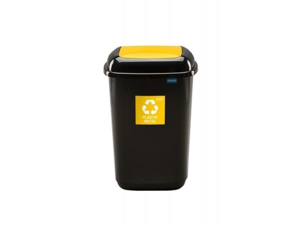 Avfallsbeholder BIN 28 L - resirkulering - gul