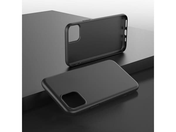 Gel flexible cover for iPhone 15 Plus Soft Case - black