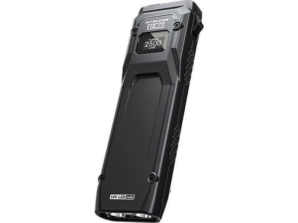 Nitecore EDC23, Lommelykt, Sort, Plast, Knapper, IP54, LED