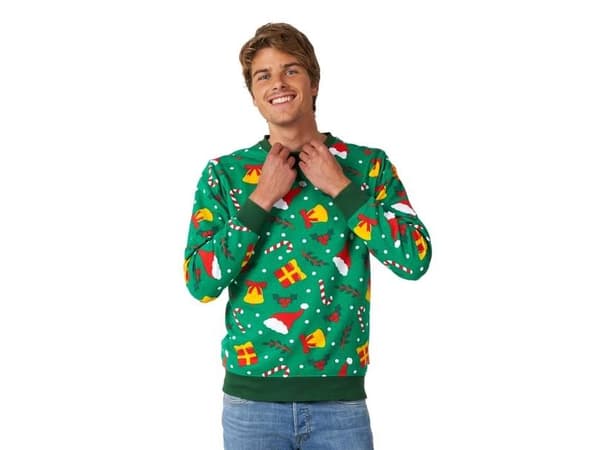 OppoSuit Holiday Greenish julebluse