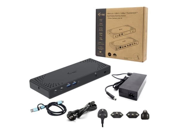 USB-A/-C TB DUAL DOCK DUAL DISPLAY DOCK PD 100W