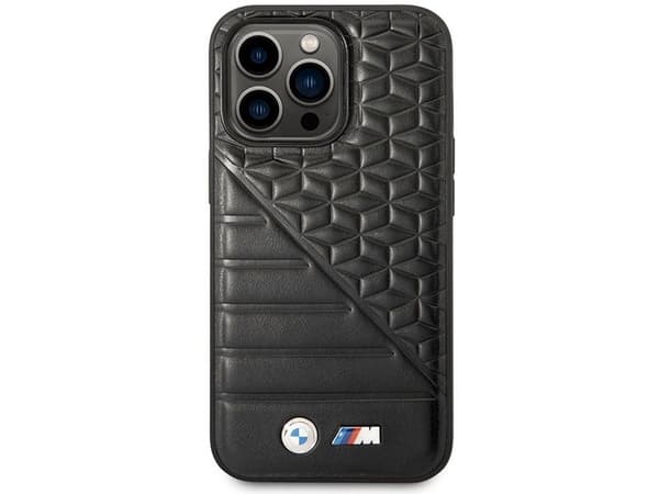 BMW Bi Pattern-deksel for iPhone 14 Pro 6.1" - Svart