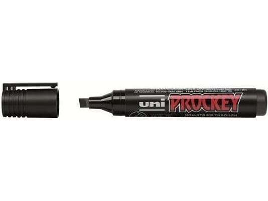 permanentmarker Uni-ball Prockey PM-126, sned, svart