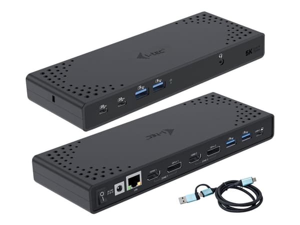 USB-A/-C TB DUAL DOCK DUAL DISPLAY DOCK PD 100W