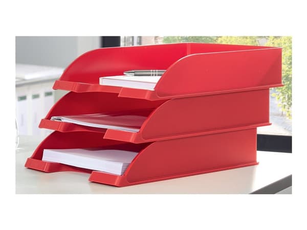 Leitz Plus - Brevfack - för A4 (210 x 297 mm) - röd
