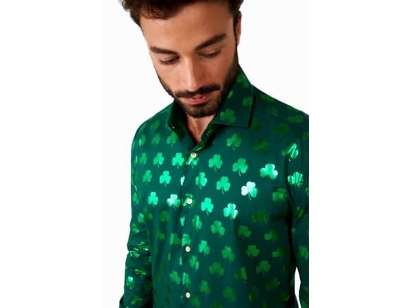 Skinnende Shamrock Skjorte