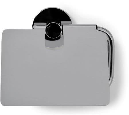 BLUE LABEL Toiletrulleholder med låg - krom