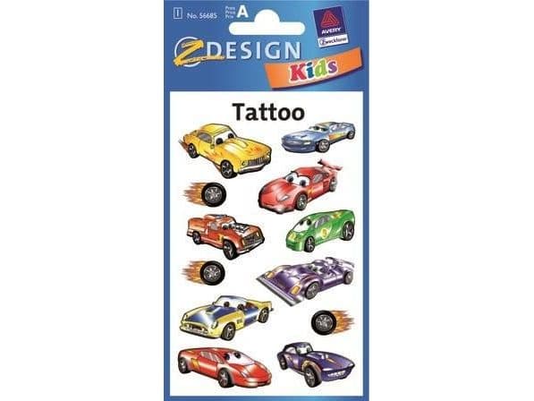Avery Zweckform Tatueringar - Bilar (106472)