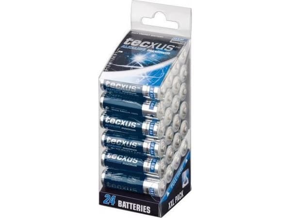 tecxus Mignon - Batteri 24 x AA-typ - alkaliskt