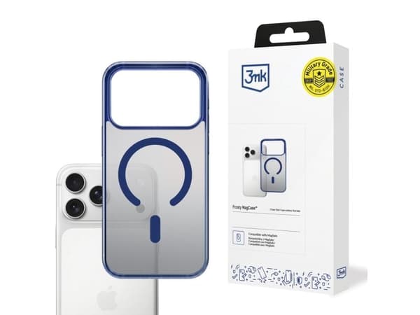 3MK Frosty MagCase for Apple iPhone 17 Pro Max blå