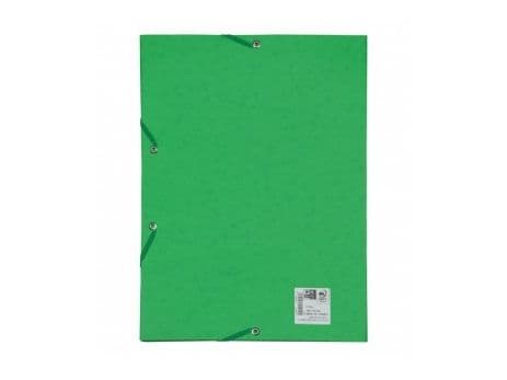 Elastikmapp Oxford Top File+, 3-flik, A4, grön