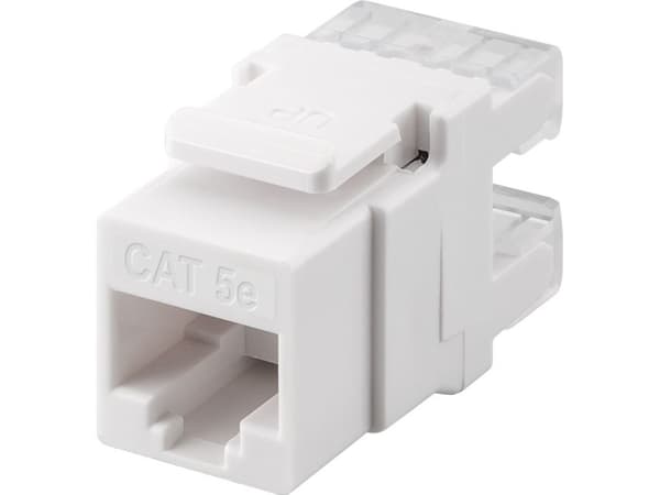 Goobay Keystone Cat5 UTP LSA, Valkoinen
