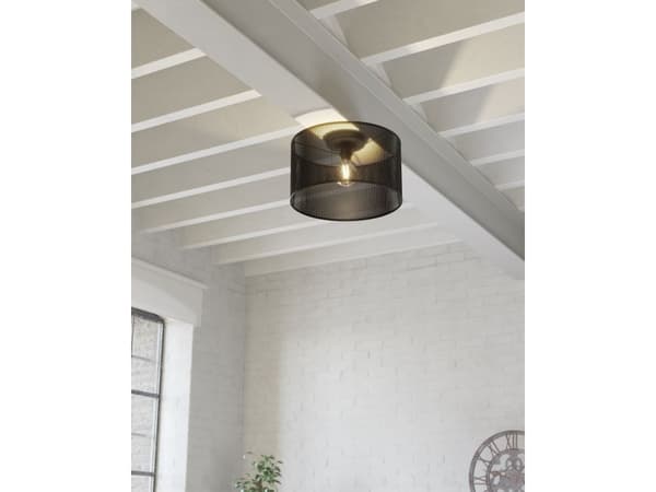 EGLO MANBY LOFT E27 SVART