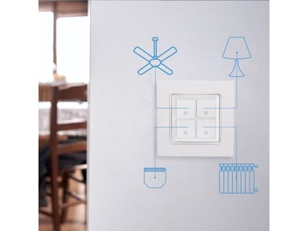 Shelly wall switch 4 - white