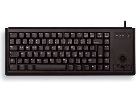 CHERRY Compact-Keyboard G84-4400 - Tastatur - USB - USA - sort