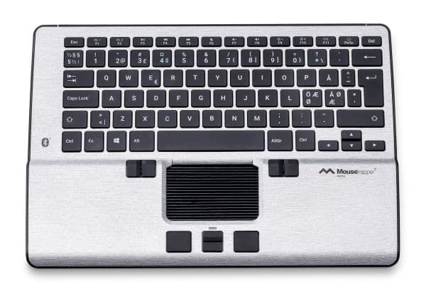 Mousetrapper Alpha - Tastatur med touchpad - trådløst - USB, Bluetooth 4.2