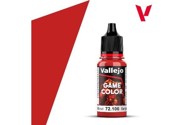 Vallejo 72.106, Röd, Akrylfärg, Vätska, 17 ml, 1 styck