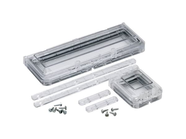 Fibox B12 10621-45 Frontplade Plastic Grå 1 stk 1 stk