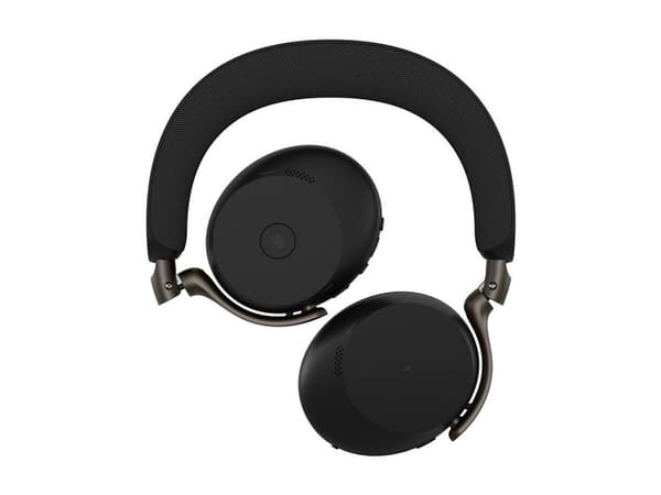 Jabra Evolve3 75 MS - Headset - på örat - Bluetooth - trådlös - aktiv brusradering - USB-C via Bluetooth-adapter - svart - Certifierad för Microsof...