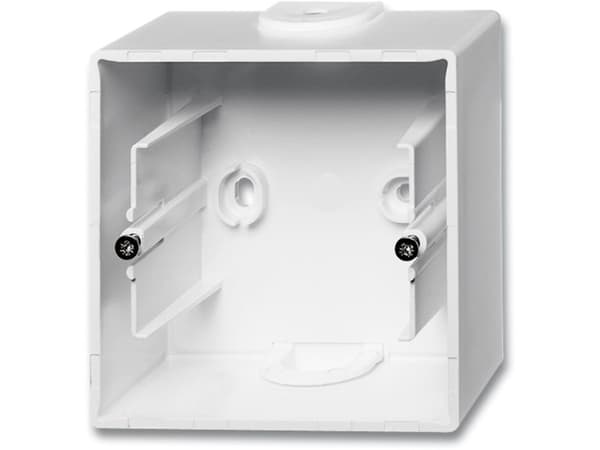ABB-basic55 Underlag, mat hvid, 1 modul, leveres uden ramme