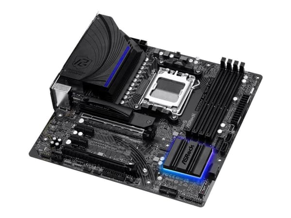 ASRock B650M PG Riptide - Hovedkort - micro ATX - Socket AM5 - AMD B650 Chipset - USB-C 3.2 Gen2, USB-C 3.2 Gen 1, USB 3.2 Gen 2, USB 3.2 Gen 1 - 2...