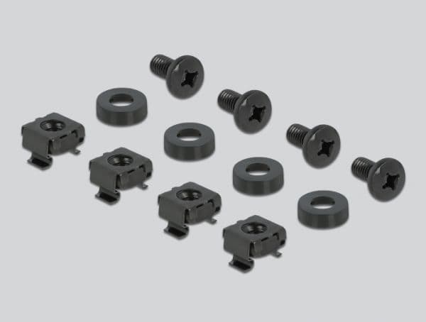 Delock - Rackhylde - sort - 1U - 10"