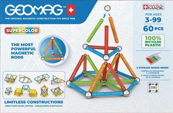 Geomag Supercolor Paneler Recycled 60 st.