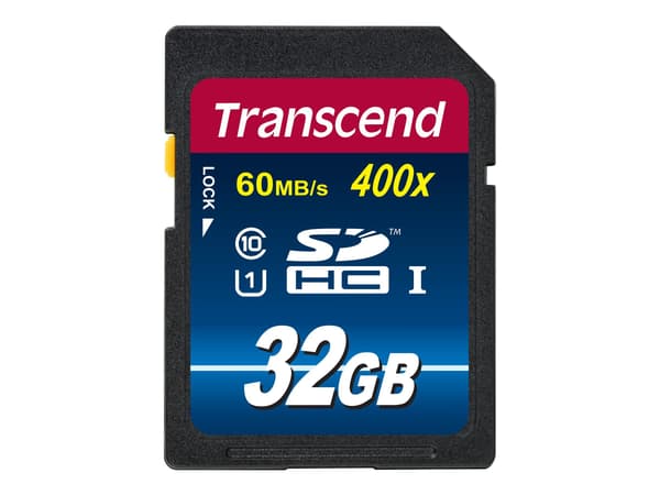 Transcend SDHC Class 10 UHS-I (Premium) - Flashminnekort - 32 GB - UHS Class 1 / Class10 - SDHC UHS-I