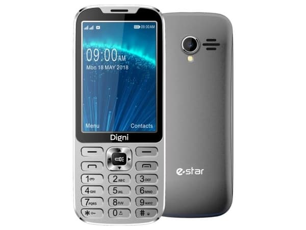 eSTAR Digni CALL 4G-puhelin Dual SIM Sidabrinis