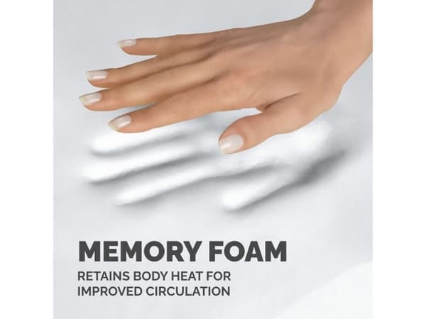 Fellowes Memory Foam - Musematte med håndleddsstøtte - sølv