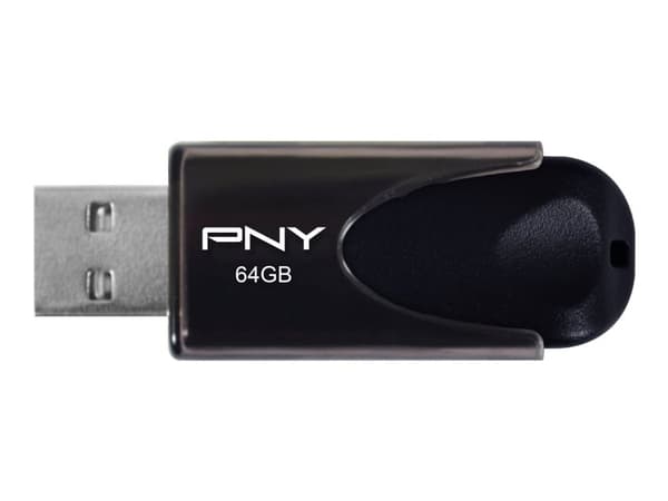PNY Attaché 4 - USB-flashstasjon - 64 GB - USB 2.0