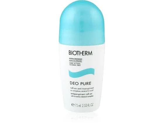 Biotherm Deo Pure Rollon 75ml Antiperspirant With Triactive Mineral Complex
