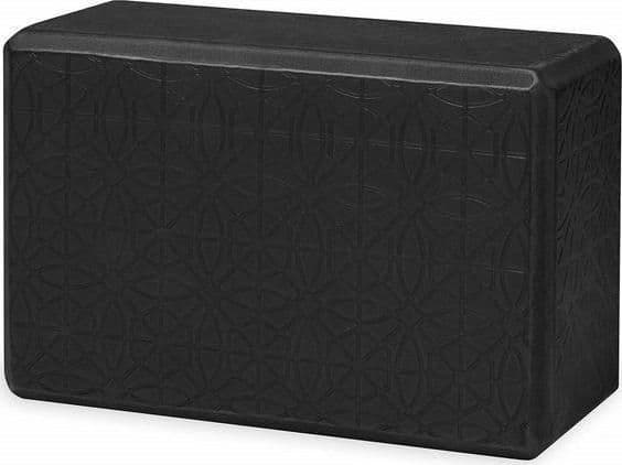 Gaiam yogablock Embossed Black 63438