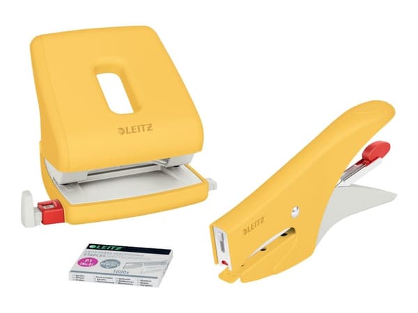 Stiftemaskin Leitz Koselig stift10 15 ark gul