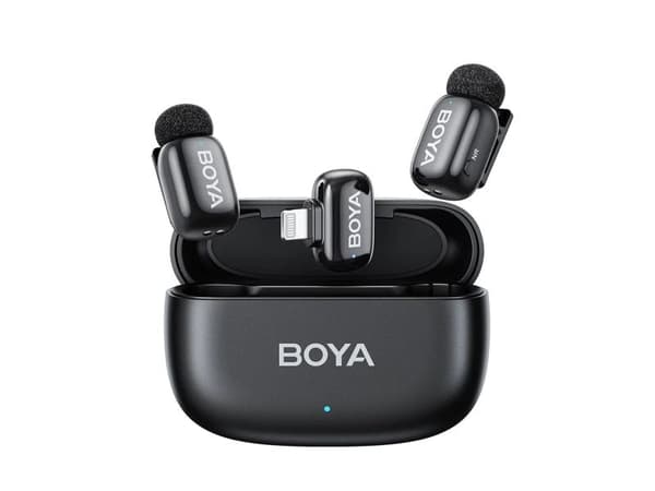 BOYA mini - Mikrofonsystem - Apple Lightning - svart