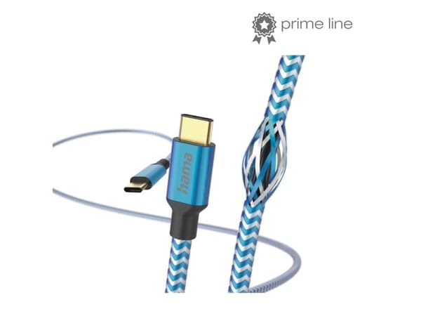 Hama Reflective, 1,5 m, USB C, USB C, USB 2.0, 0,48 Gbit/s, sininen