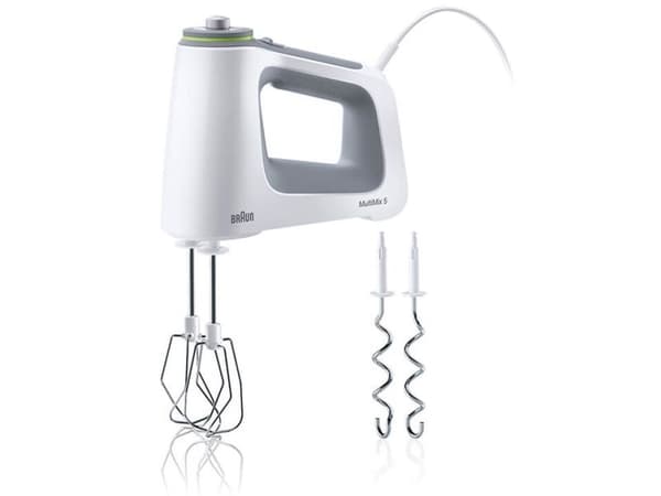 Braun HM5100 Multimix 5, Håndmikser, Grå, Hvit, Miksing, 1,55 m, Knapper, CE