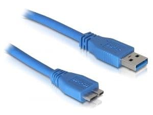 Delock - USB-kabel - USB typ A (hane) till Micro-USB typ B (hane) - USB 3.0 - 3 m