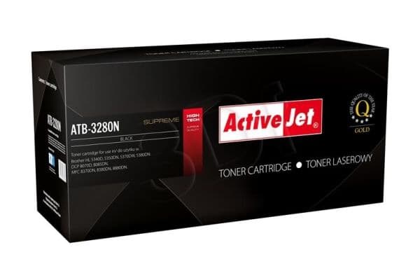 Activejet ATB-3280N, 8000 sider, Svart, 1 stykker