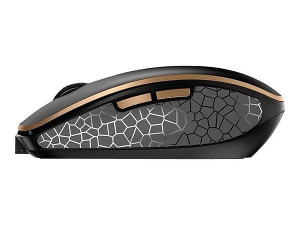 CHERRY DW 9100 SLIM, Langaton, RF Wireless + Bluetooth, Musta, Sisältää hiiren