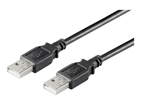 MicroConnect USB 2.0 - USB-kabel - USB (hann) til USB (hann) - USB 2.0 - 1.8 m - svart