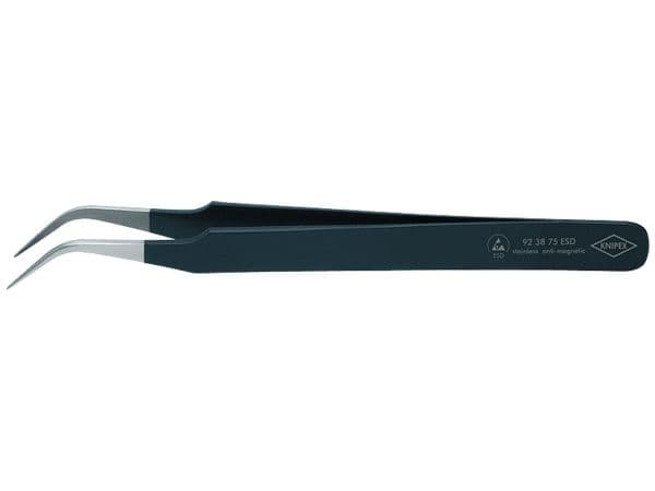 Knipex 92 38 75 ESD, Sort, Metallic, 17 g, 12 cm