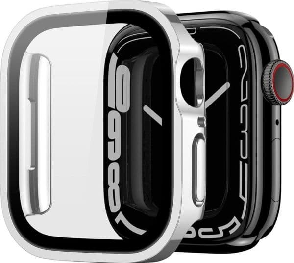 Dux Ducis Hamo etui til Apple Watch 7 41 mm sølv