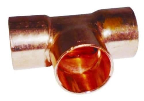 K65 T-stycke, 3/4'' – lödning, 130 bar