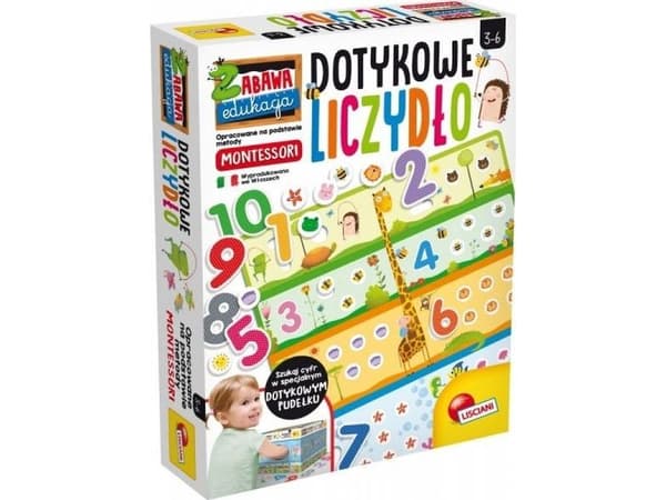 Lisciani Montessori Plus berøringsbasert abakus 72453 LISCIANI