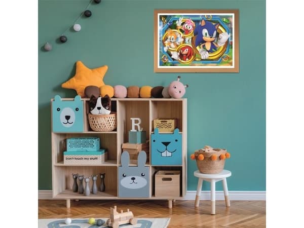 Clementoni puslespill Square Box - Sonic, 180 brikker