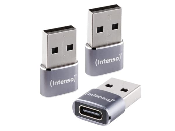 Intenso 7600013, USB-C, USB-A, Antrasitt