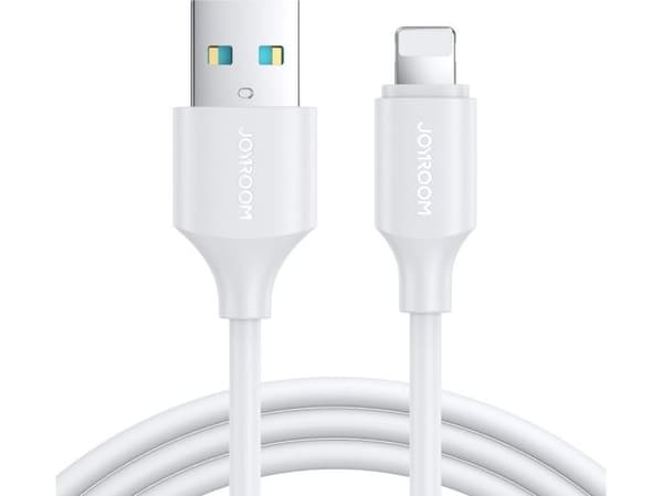 Joyroom USB-lade-/datakabel - Lightning 2,4A 1m hvit (S-UL012A9)